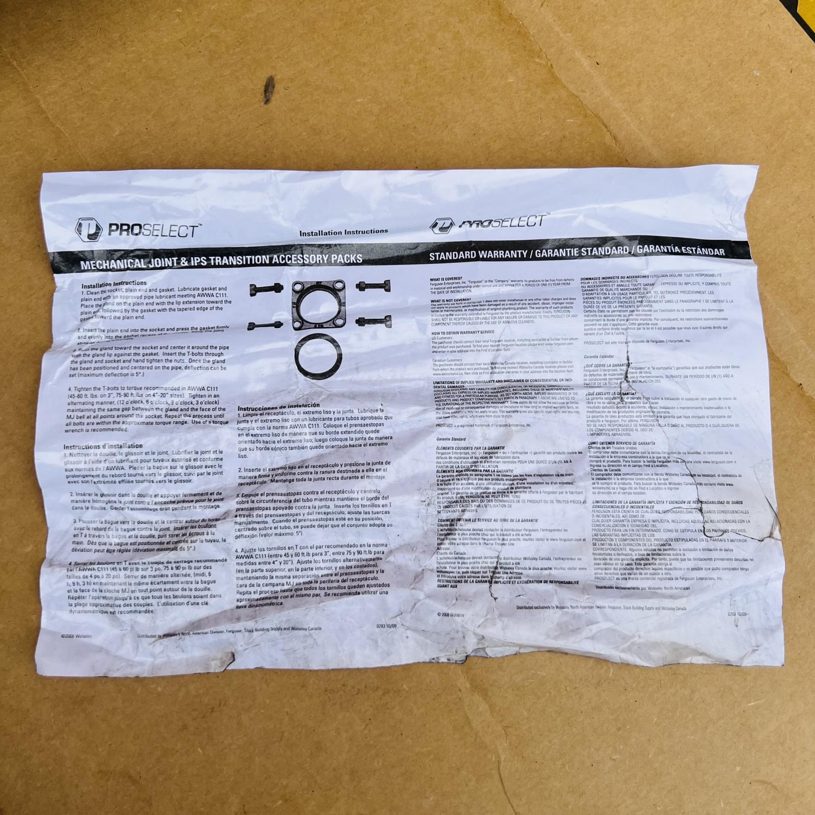 ProSelect IMJBGP10 10" MJ C153 Accessory Pack Less Gland - Photo 6