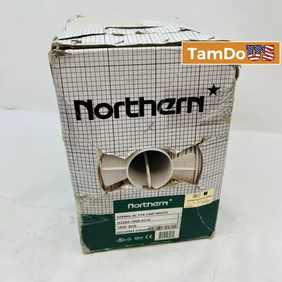 Northern 22AWG 4C CMP White Communication Cable, 1000ft Pull Box at Computer Cables & Connectors in new_open_box condition