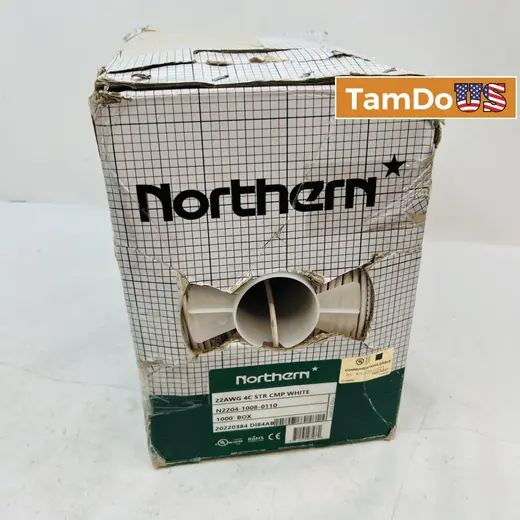 Northern 22AWG 4C CMP White Communication Cable, 1000ft Pull Box at TamDoUS Taylorsville