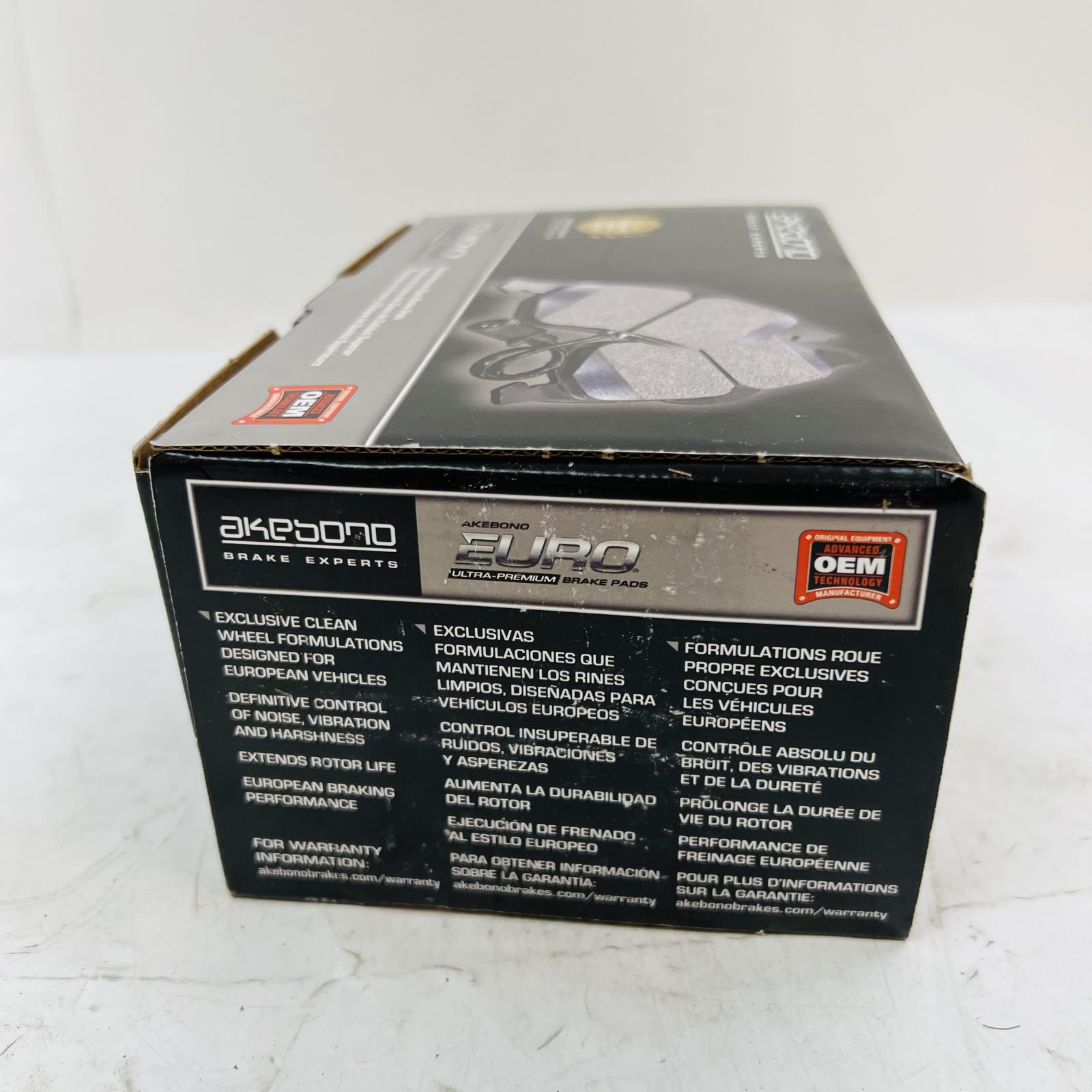 Akebono EUR1692 EURO Ultra-Premium Ceramic Disc Brake Pads - Photo 7