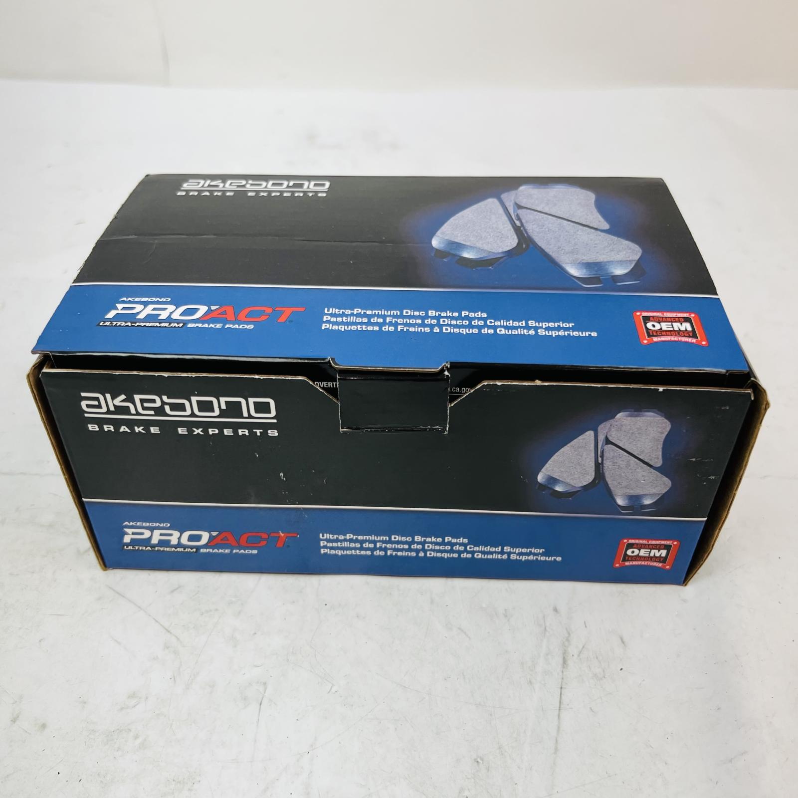 Akebono ACT1280 ProACT Ultra-Premium Ceramic Disc Brake Pads - Photo 2