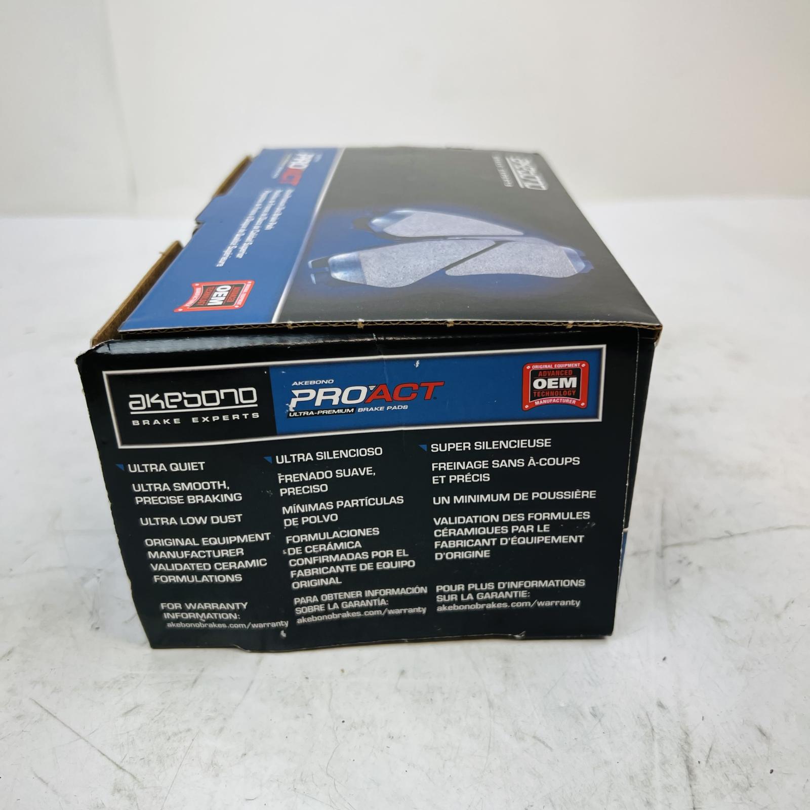 Akebono ACT1280 ProACT Ultra-Premium Ceramic Disc Brake Pads - Photo 4