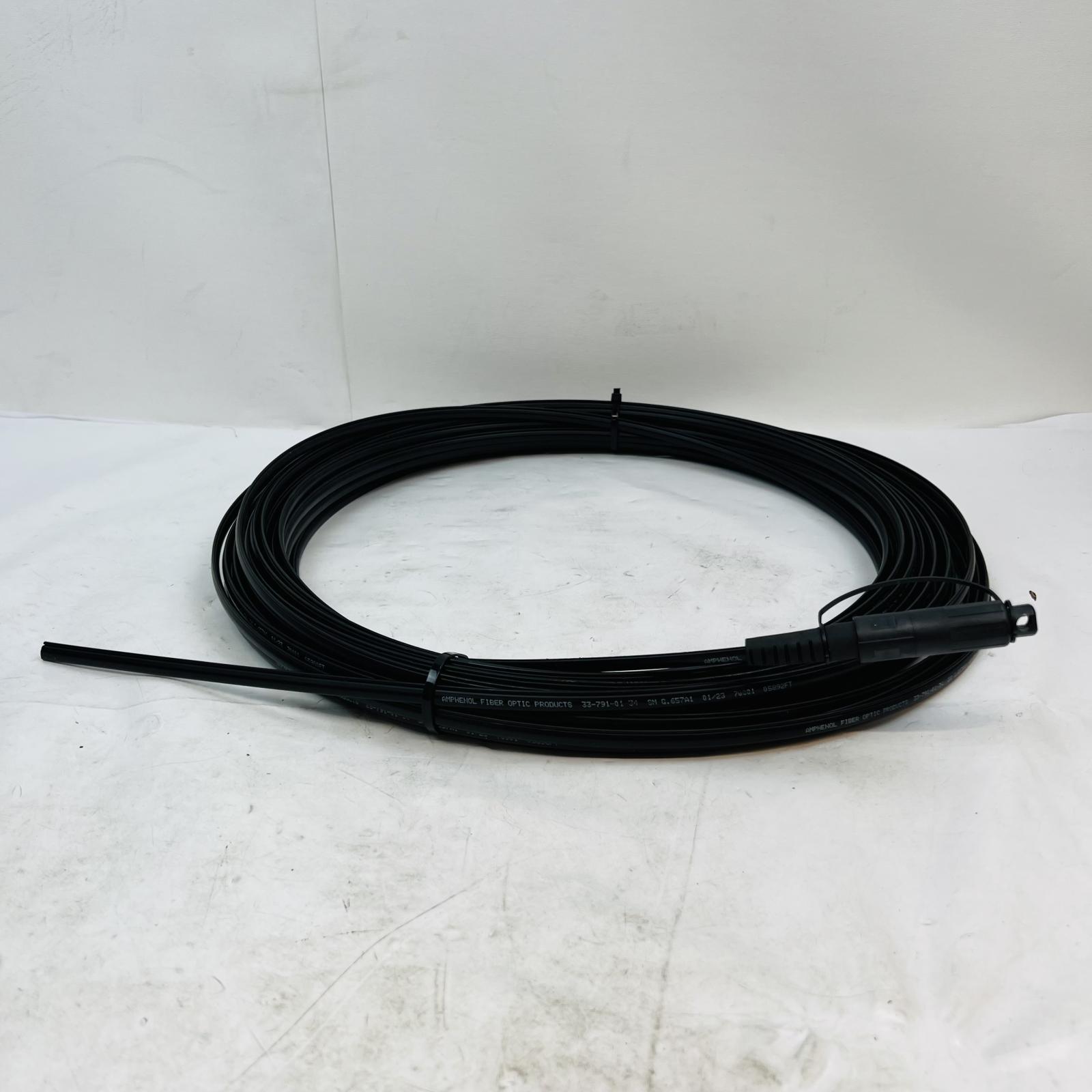 Amphenol Fiber Optic Cable 33-791-01-34 SM G.657A1, Black - Photo 2