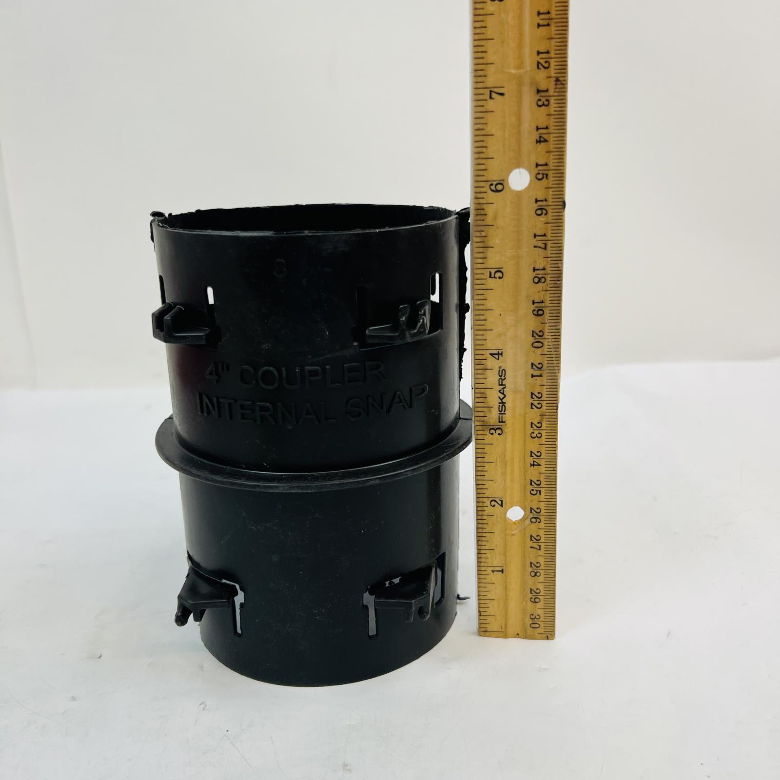 Lot of 5 4" Coupler Internal Snap Fit, Heavy Duty Steel - Photo 5