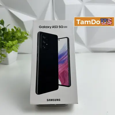 Samsung Galaxy A53 5G Uw 128GB, Awesome Black, Verizon LOCKED at Cell Phones & Smartphones in new condition