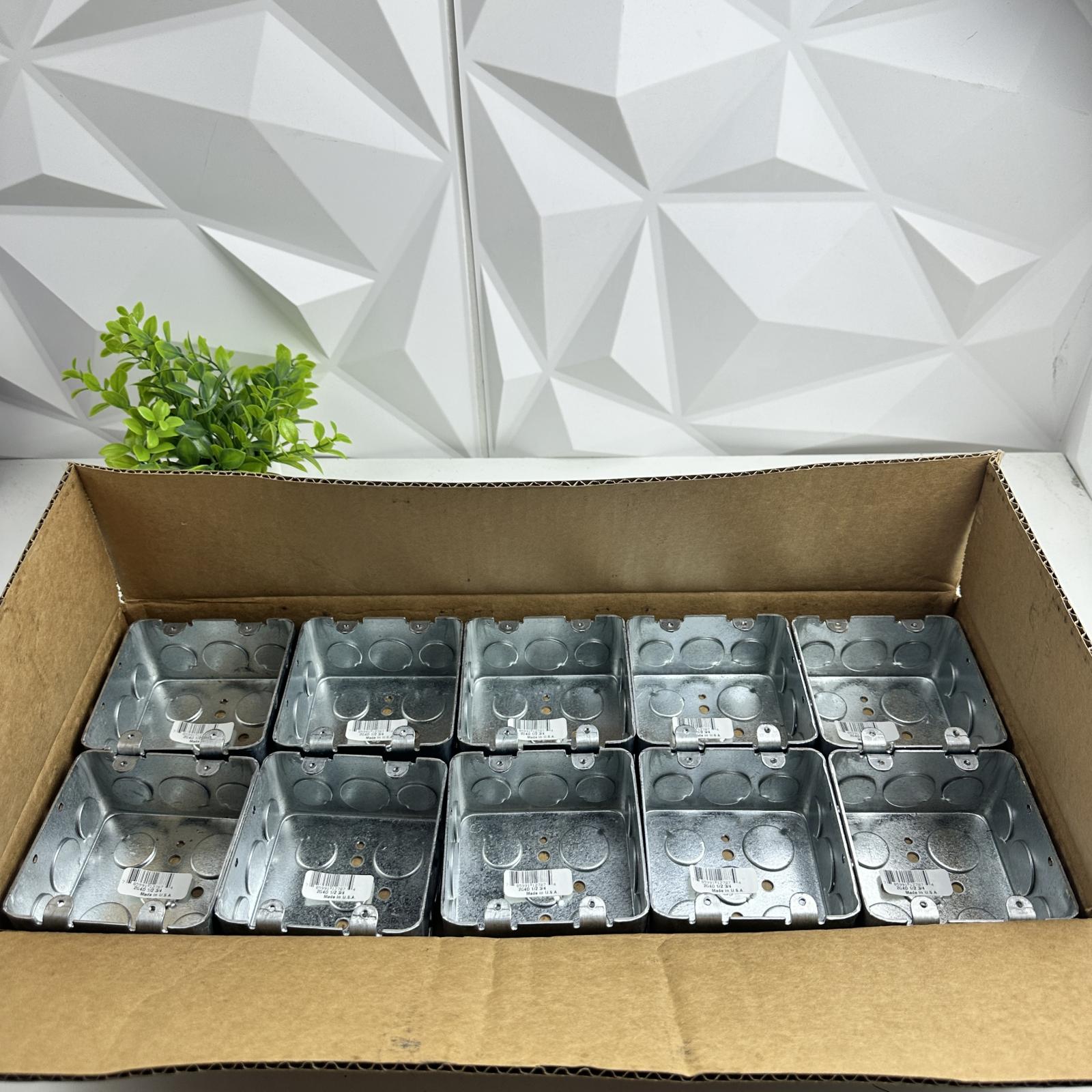 Steel City 4"x4" Switch Box, Case of 10, UL Listed - Photo 4