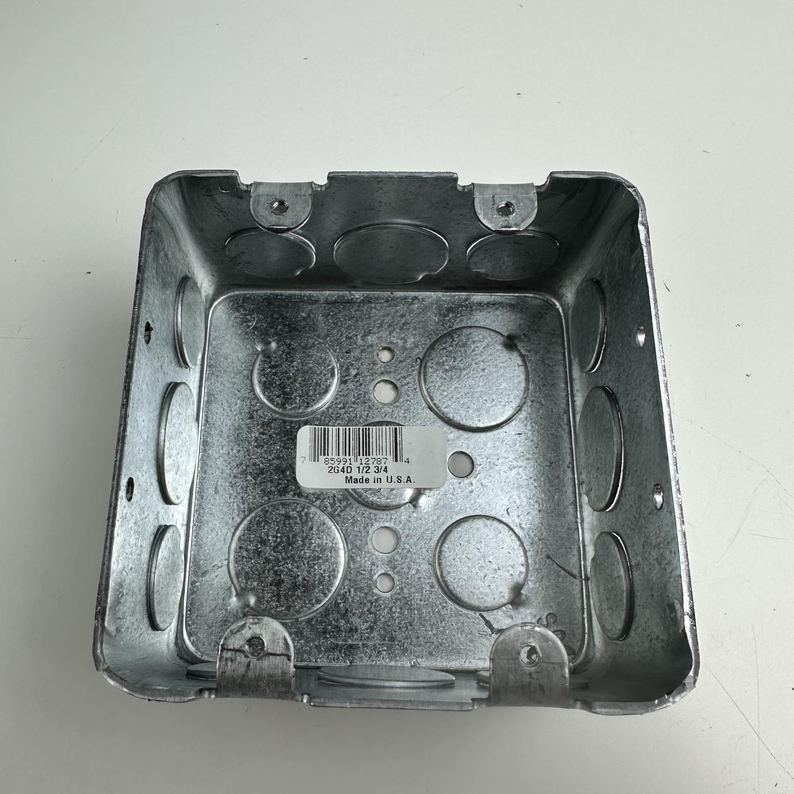 Steel City 4"x4" Switch Box, Case of 10, UL Listed - Photo 8