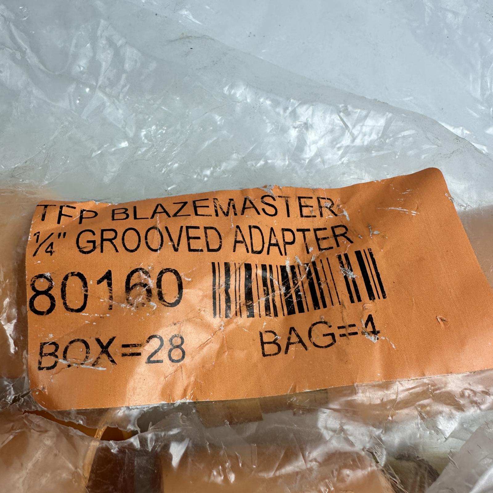 TFP Blazemaster 80160 1/4" Grooved Adapter, Bag of 4 - Photo 3