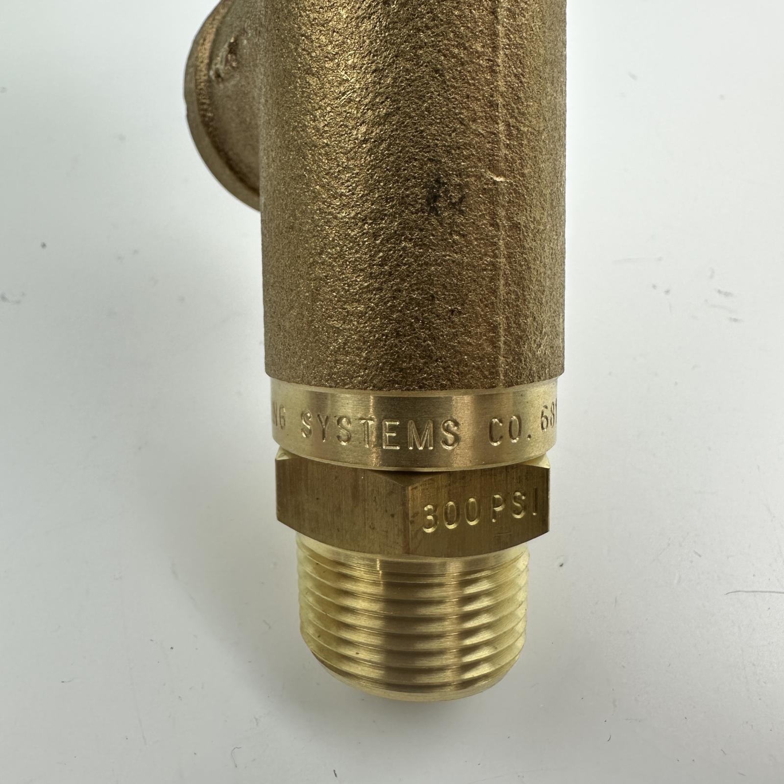 Spraying Systems Brass Control Valve, 300 PSI, 3/4" NPT x 1/2" Side Port - Photo 12