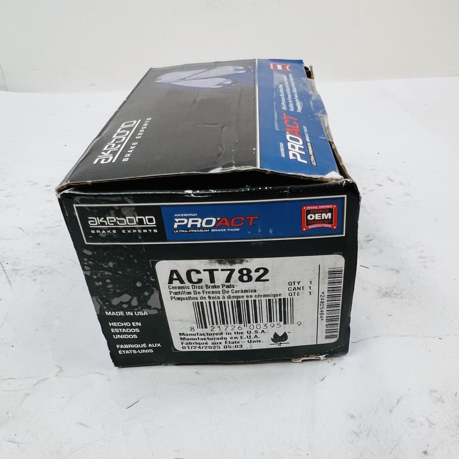 Akebono ProACT ACT782 Ceramic Disc Brake Pads, Ultra-Premium OEM - Photo 3