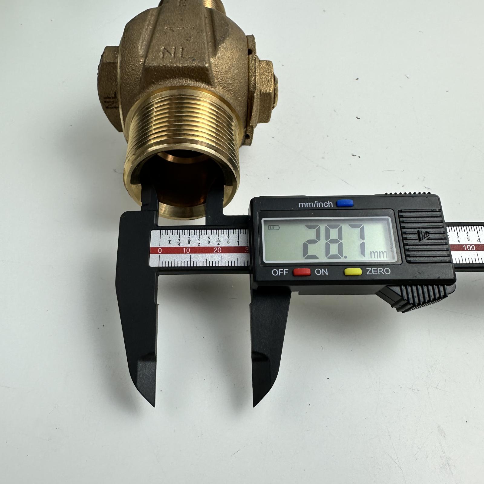 Ford Meter Box Brass Check Valve, 1" NPT, Water Service Backflow Preventer - Photo 8