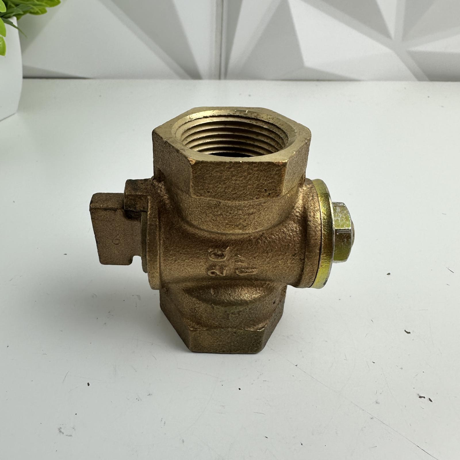 1-1/4" Brass Swing Check Valve, Threaded NPT, Heavy Duty Water/Gas Line - Photo 5