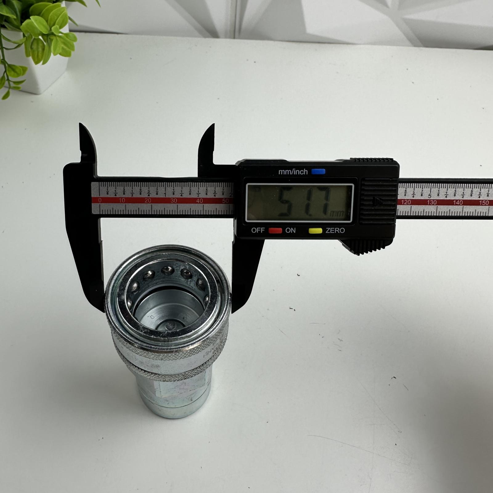 PGI HNV-34-F Hydraulic Quick Coupler, 1-1/4" NPT Female, Steel - Photo 6