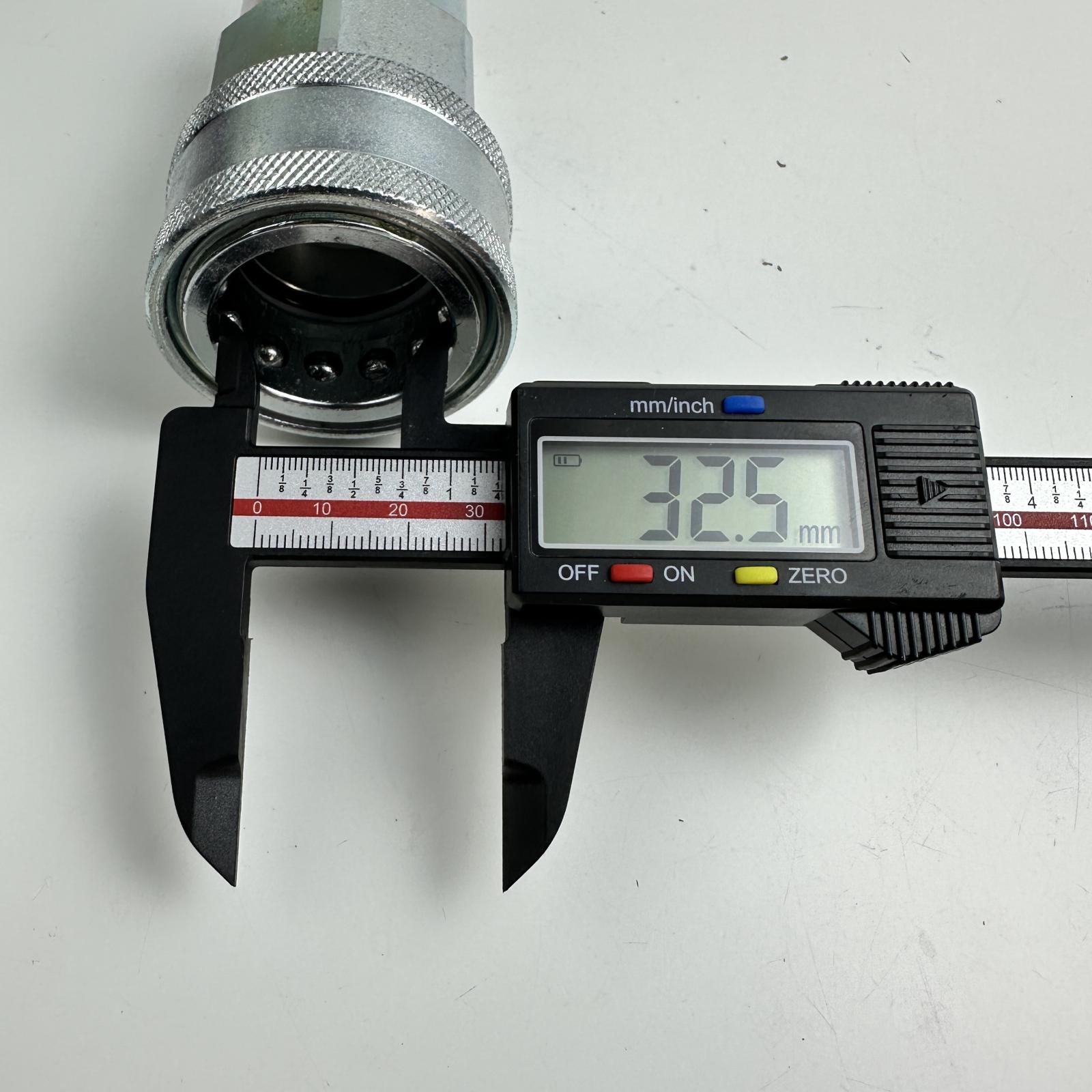 PGI HNV-34-F Hydraulic Quick Coupler, 1-1/4" NPT Female, Steel - Photo 3