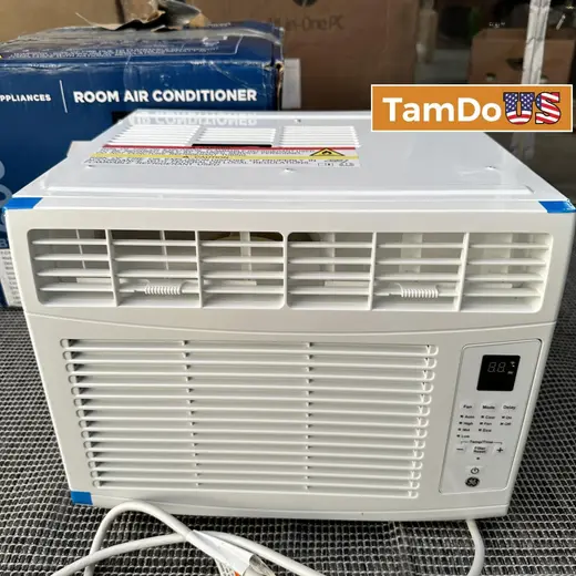 GE - 250 Sq. Ft. 6000 BTU Window Air Conditioner, White at TamDoUS Taylorsville