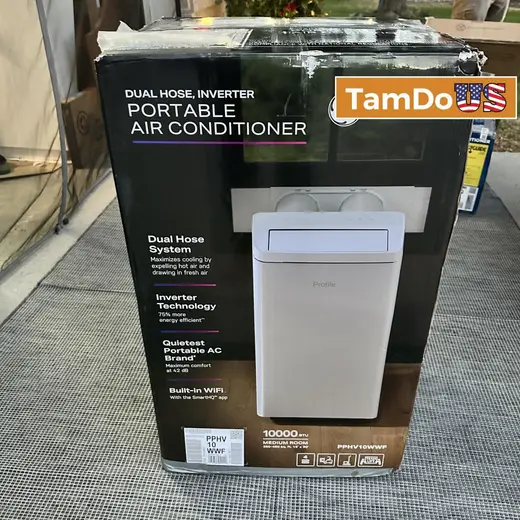 GE Profile Portable Air Conditioner 10,000 BTU Dual Hose Inverter WiFi Smart AC at TamDoUS Taylorsville