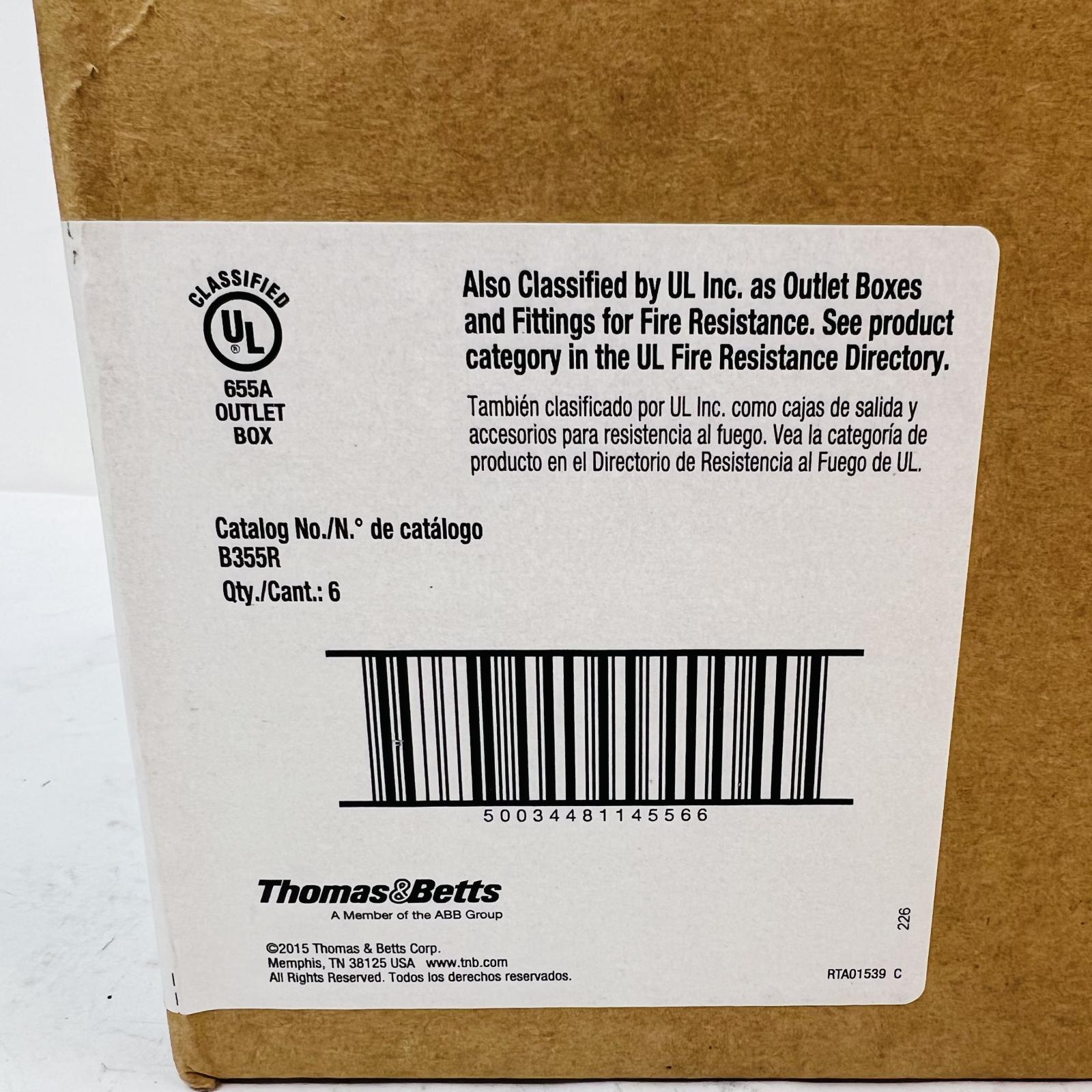 Carlon B355R 3-Gang Old Work Electrical Box, 55 cu. in. (6-pack) - Photo 5