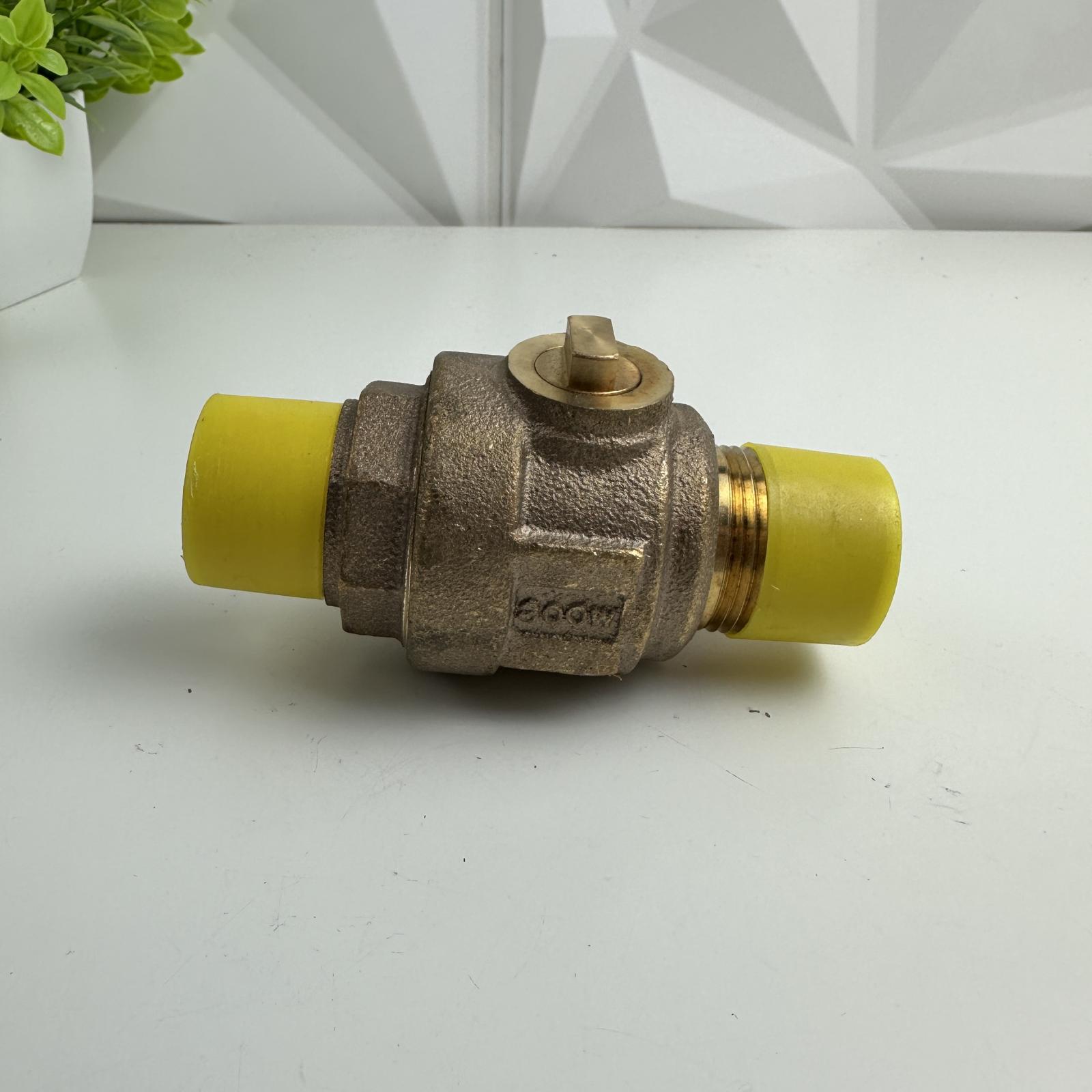 M&D Brass Check Valve 1" NPT 300WOG One Way Non-Return Valve - Photo 2