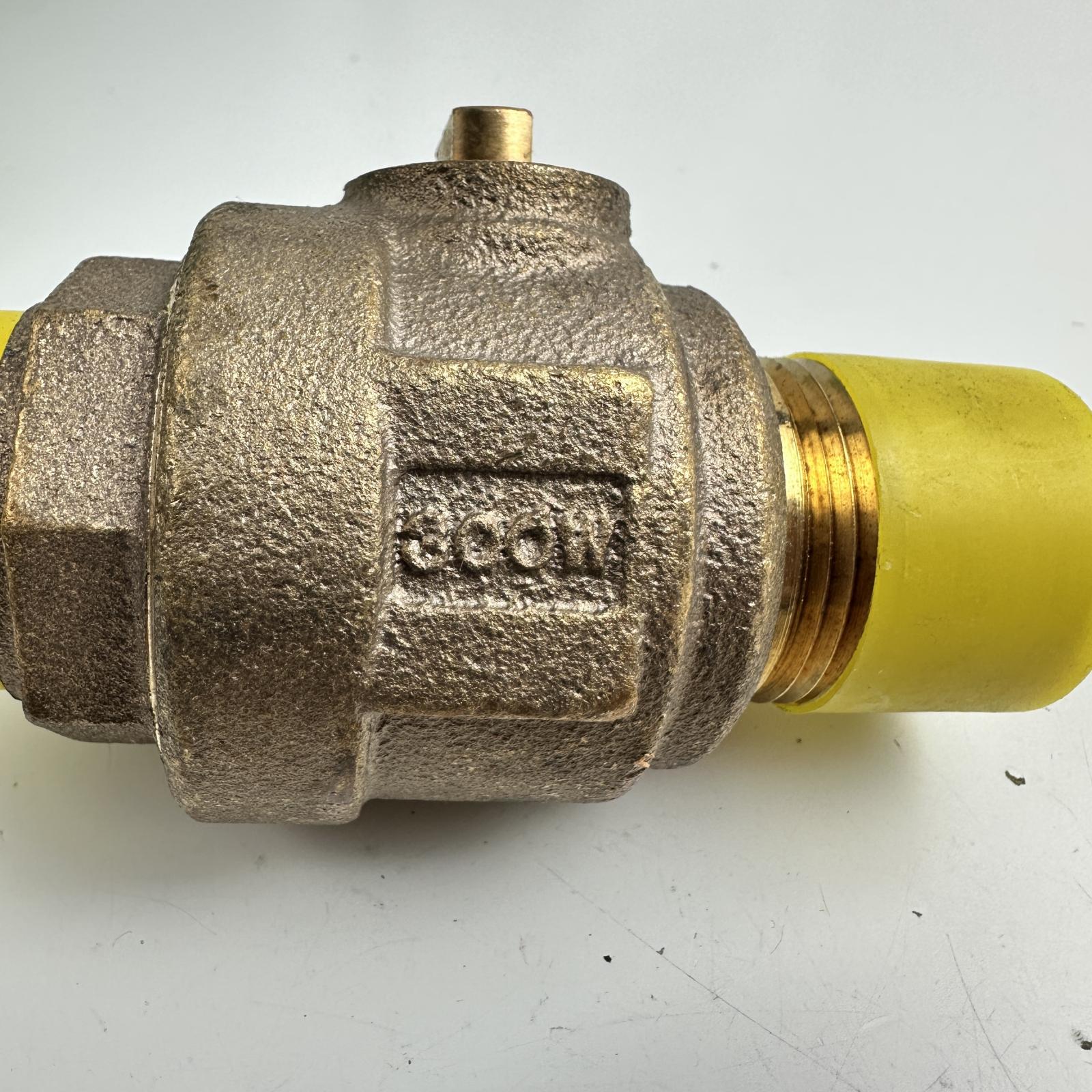 M&D Brass Check Valve 1" NPT 300WOG One Way Non-Return Valve - Photo 12