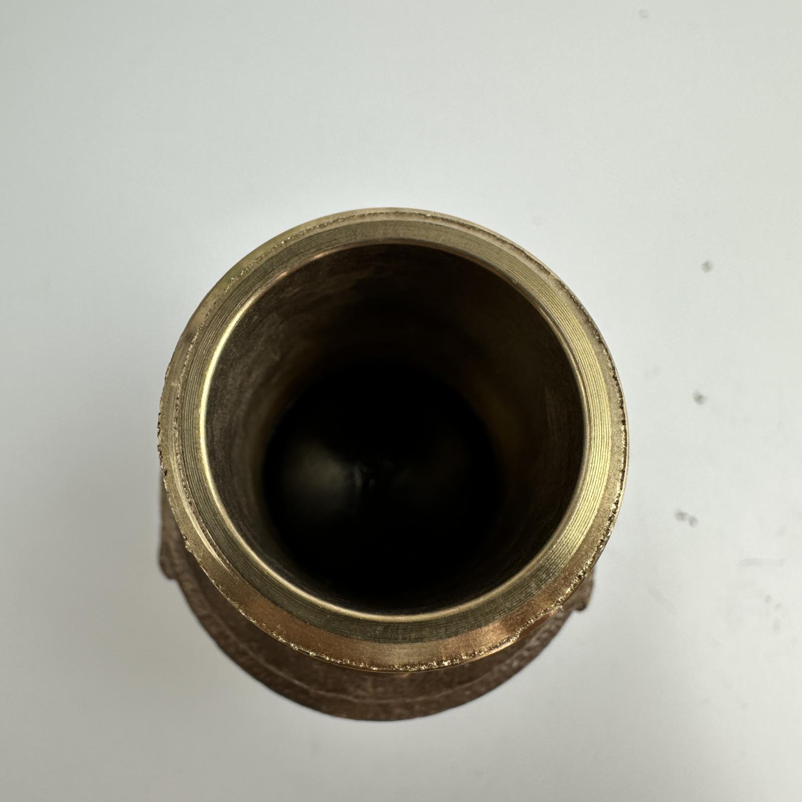 M&D Brass Check Valve 1" NPT 300WOG One Way Non-Return Valve - Photo 5