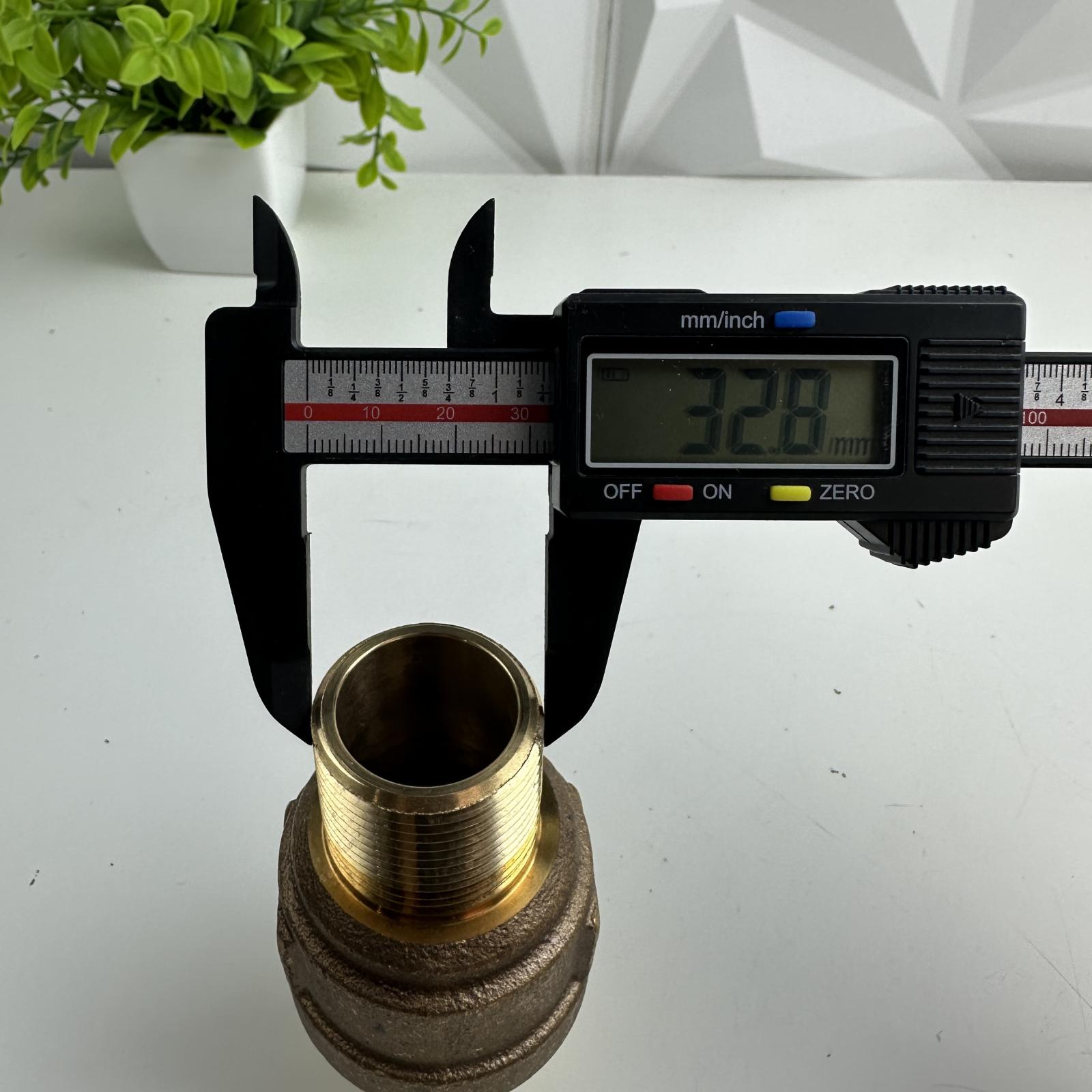 M&D Brass Check Valve 1" NPT 300WOG One Way Non-Return Valve - Photo 8