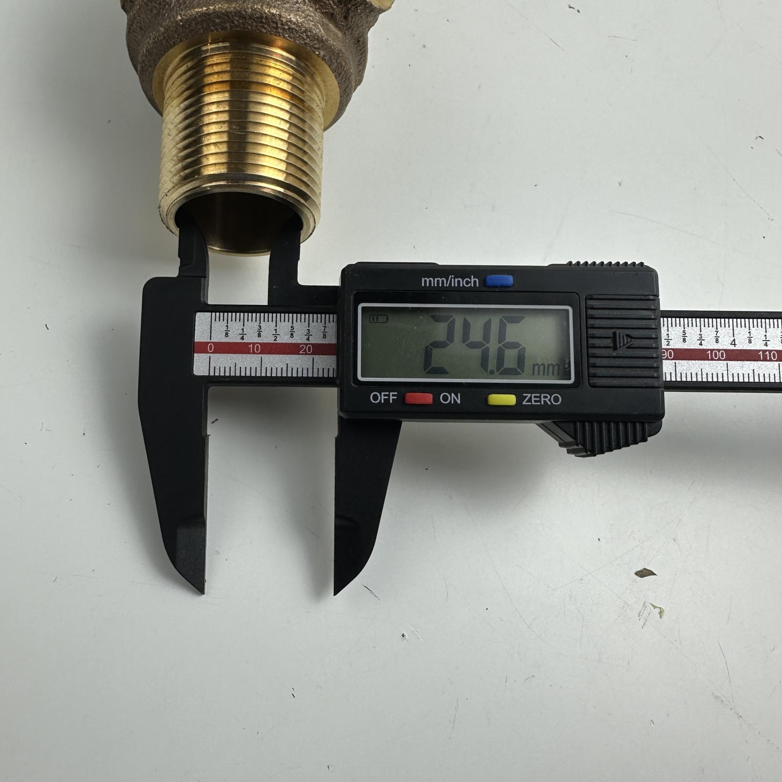 M&D Brass Check Valve 1" NPT 300WOG One Way Non-Return Valve - Photo 11