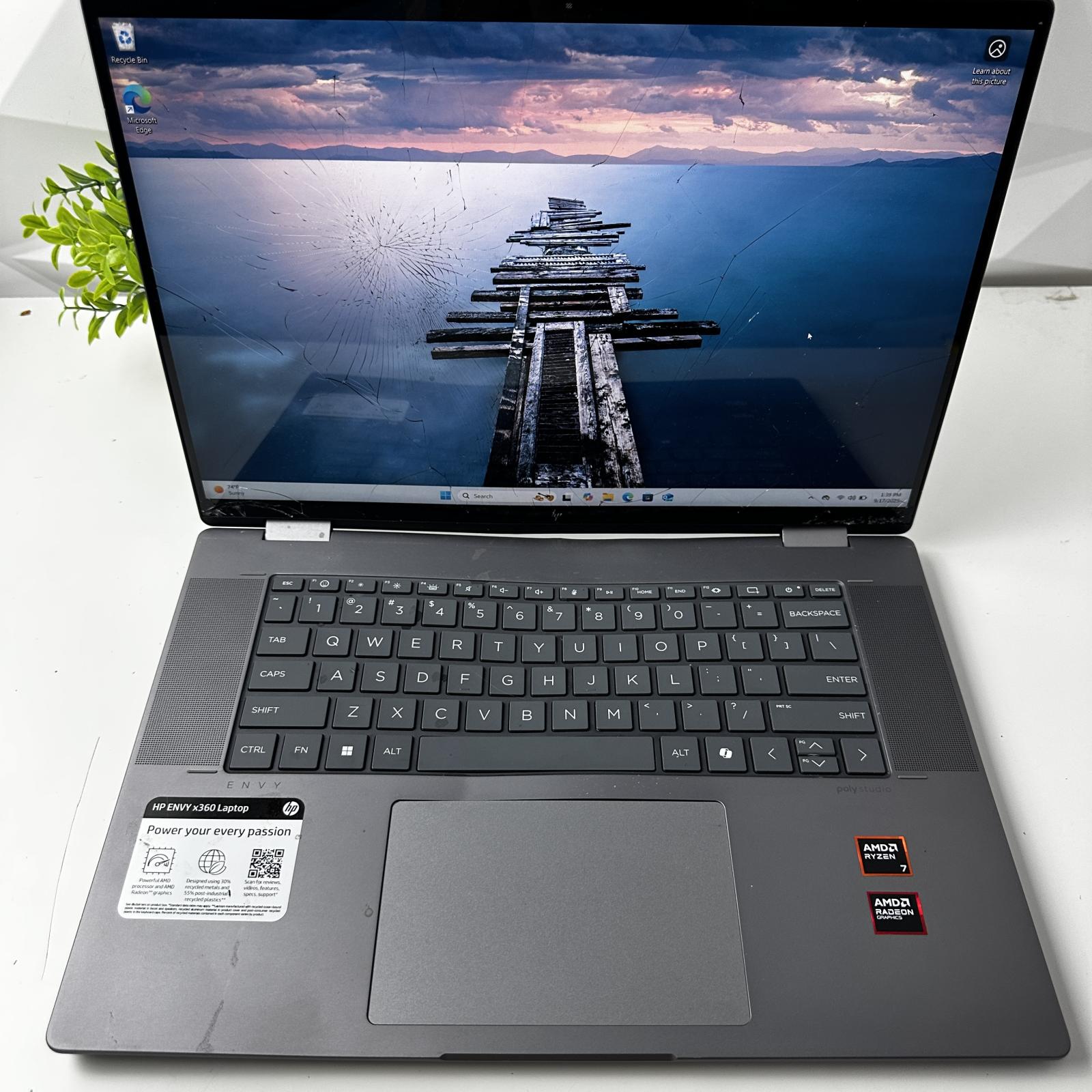 HP Envy x360 2-in-1 Laptop 16" FHD, Ryzen 7 8840HS, 16GB, 256GB - Photo 2