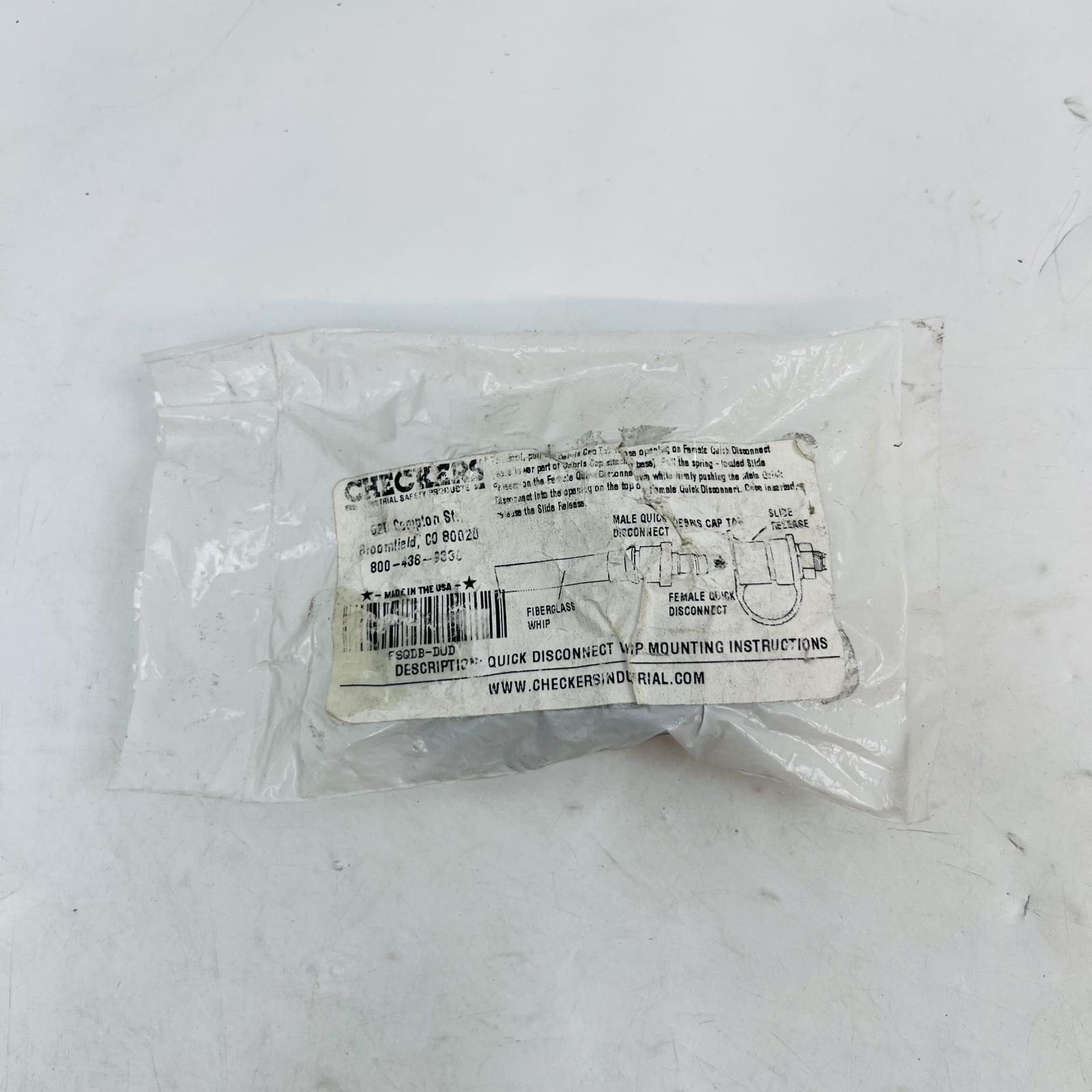 Checkers FSQIB-DUD Quick Disconnect w/ Fiberglass Whip - Photo 3