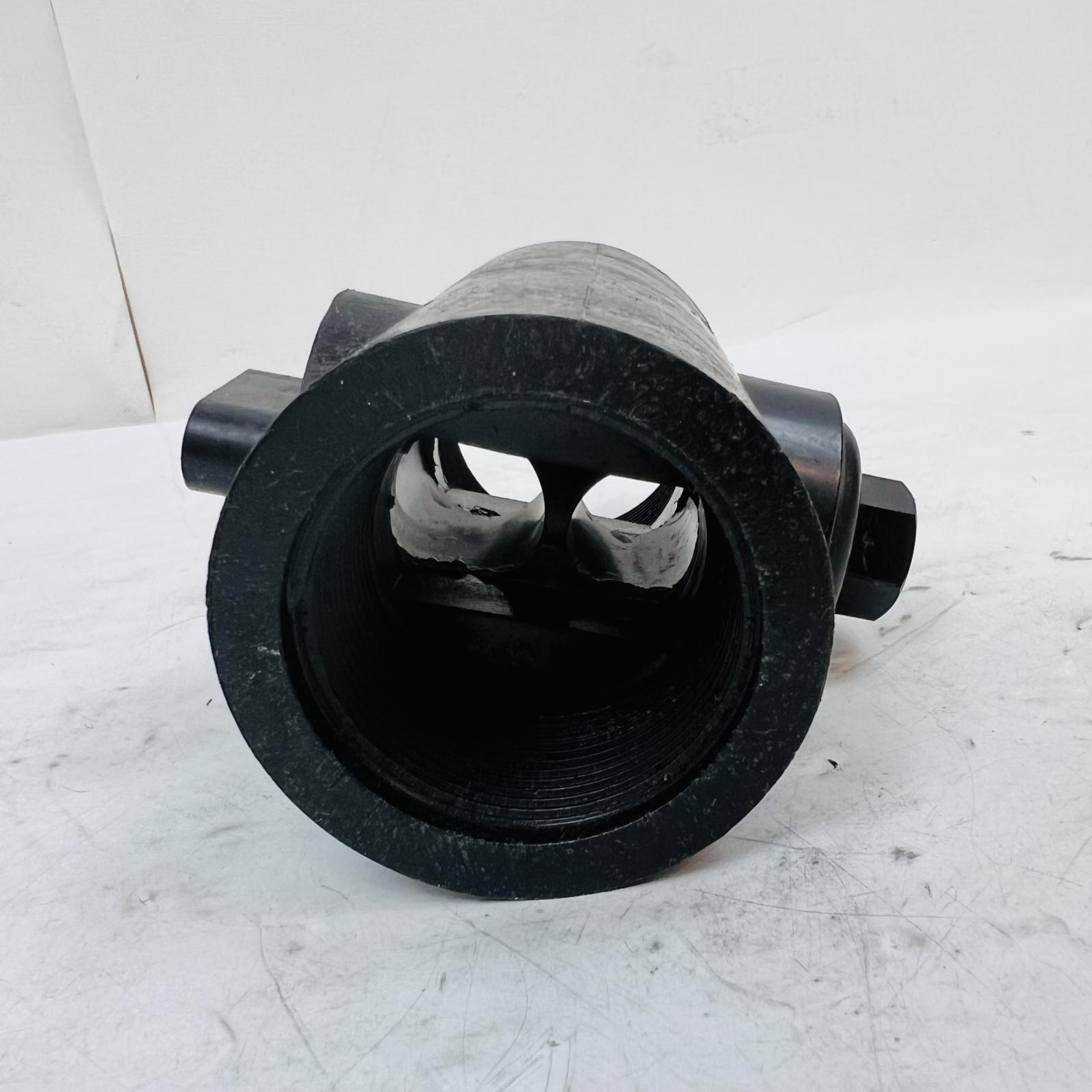 Black Plastic Saddle Tee Clamp-On Pipe Fittings (Lot of 5) - Photo 3