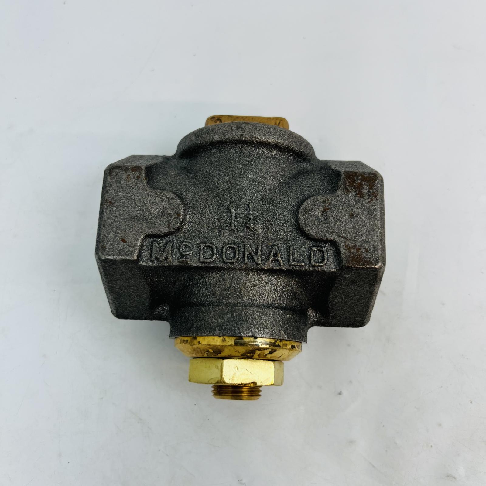 MCDONALD 175G Two Way Shut Off Valve, Cast Iron & Brass - Photo 2
