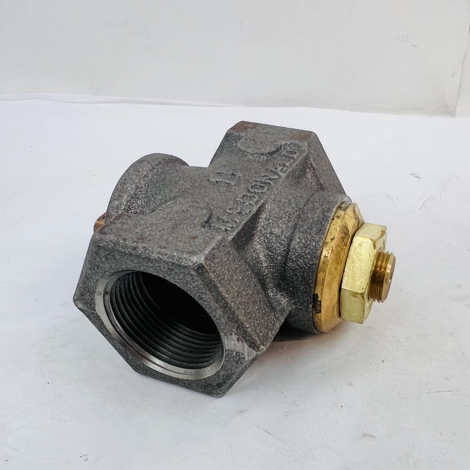 MCDONALD 175G Two Way Shut Off Valve, Cast Iron & Brass - Photo 5