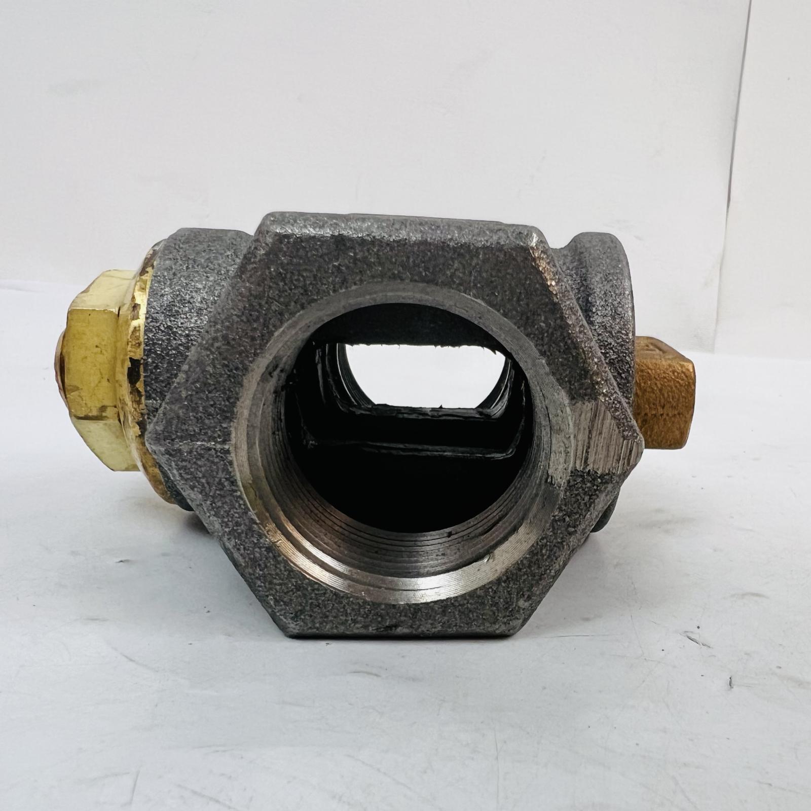 MCDONALD 175G Two Way Shut Off Valve, Cast Iron & Brass - Photo 3