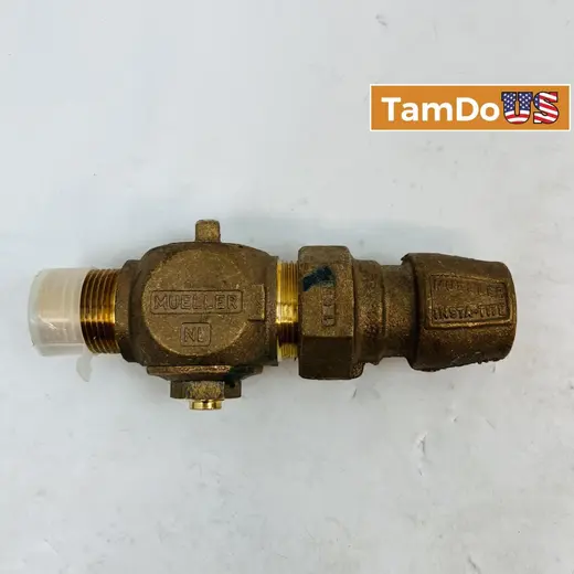 Mueller Insta-Tite Brass Service Valve NL Water Gas Line Control Fitting at TamDoUS Taylorsville