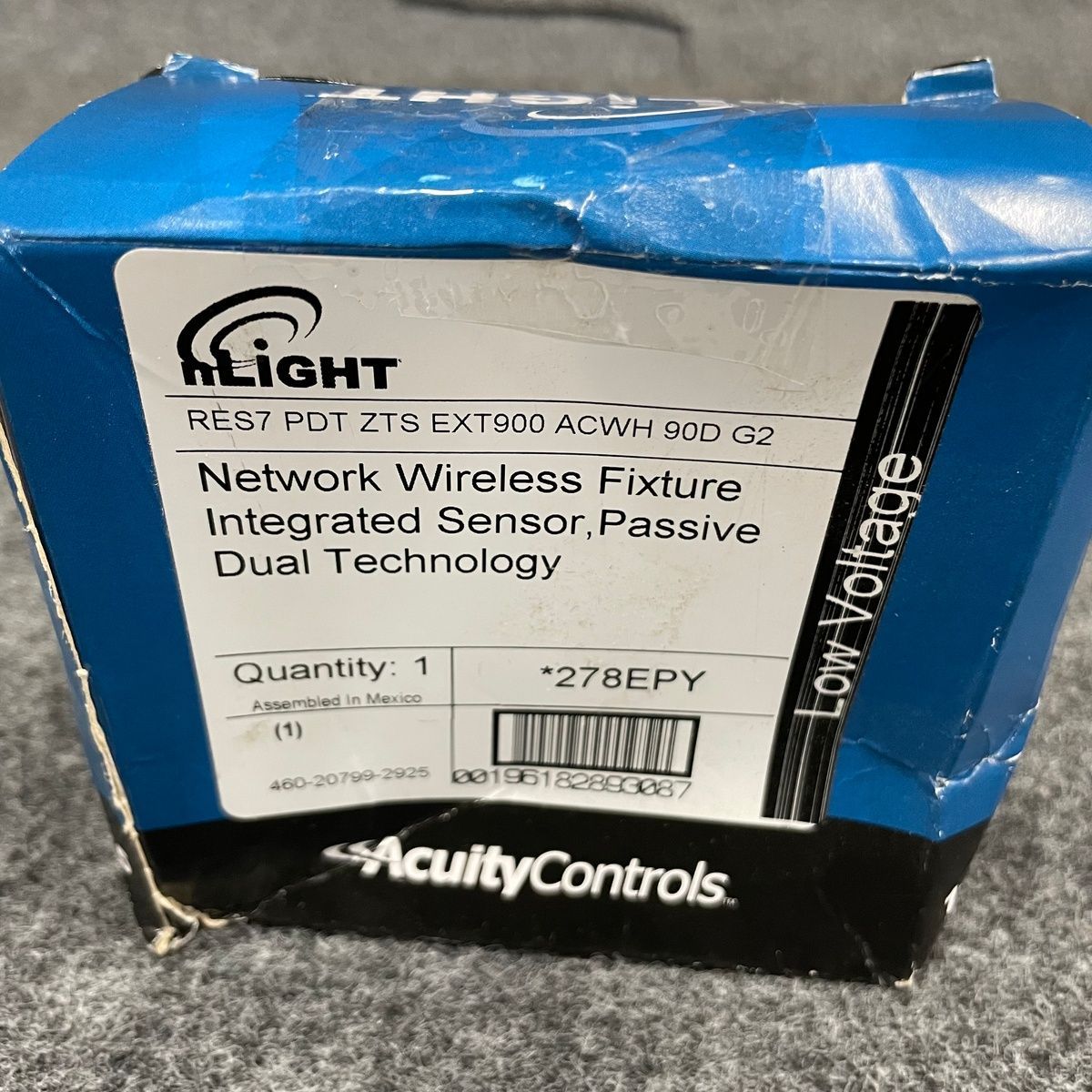 Acuity nLight RES7 PDT ZTS EXT900 ACWH 90D G2 Wireless Fixture Sensor - Photo 2