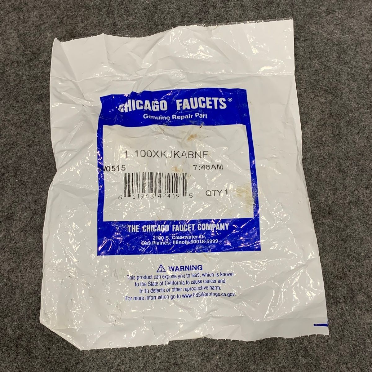 Chicago Faucets 1-100XKJKABNF Genuine Repair Part - Photo 4