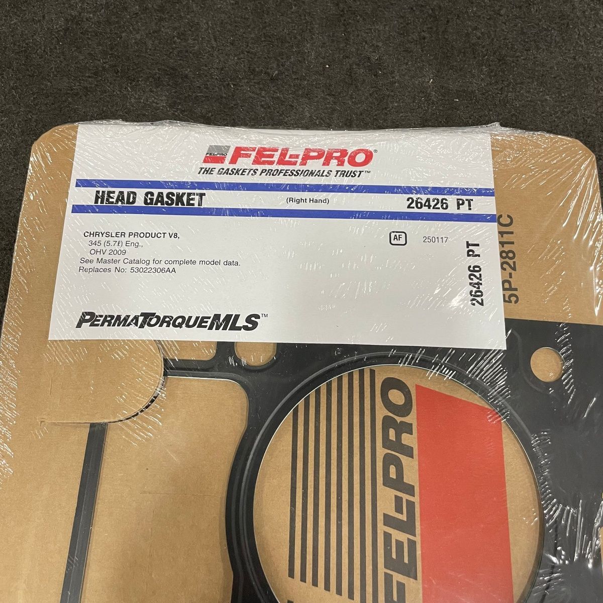 Fel-Pro 26426 PT Right Hand Cylinder Head Gasket Fits 5.7L HEMI Dodge Chrysler - Photo 6