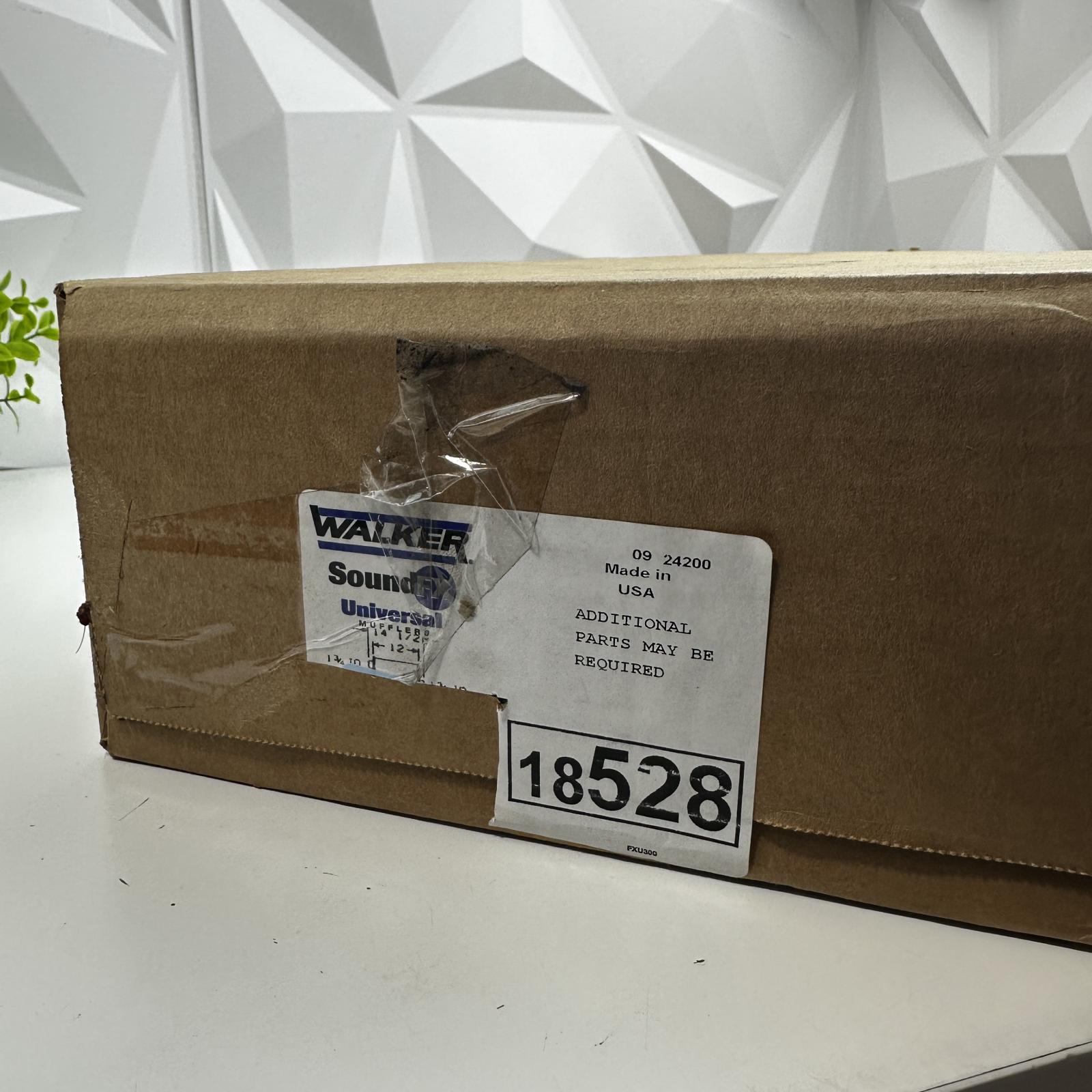 Walker SoundFX 18528 Universal Muffler 1.75" In/Out, Fits Honda Civic - Photo 2