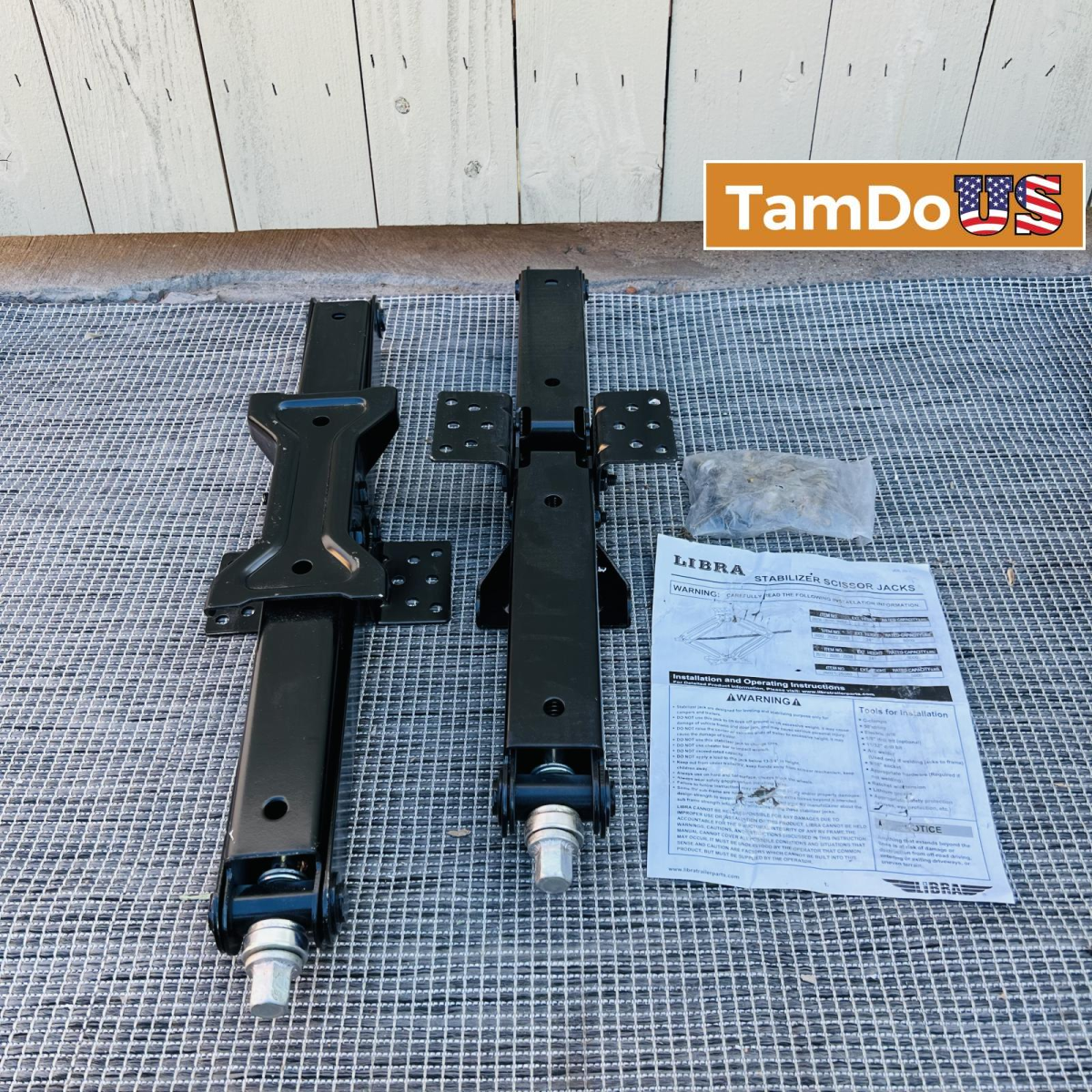 Libra 24" 9000 lbs RV Trailer Stabilizer Jack - Photo 1