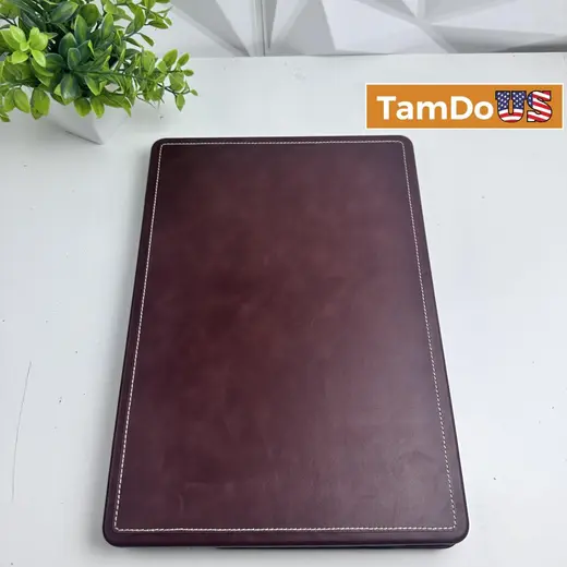 Burton Goods Luxury Leather Slim Case for MacBook Air 15 Inch Protective Cover at TamDoUS Taylorsville