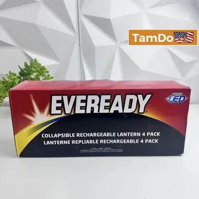 EVEREADY Collapsible Rechargeable LED Lantern 4-Pack at Portable Audio & Headphones in new condition