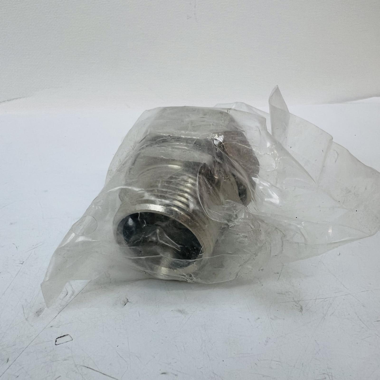 Lot of 3 Threaded Pipe Fitting Adapter Coupling 1/2" NPT Male x Female - Photo 2