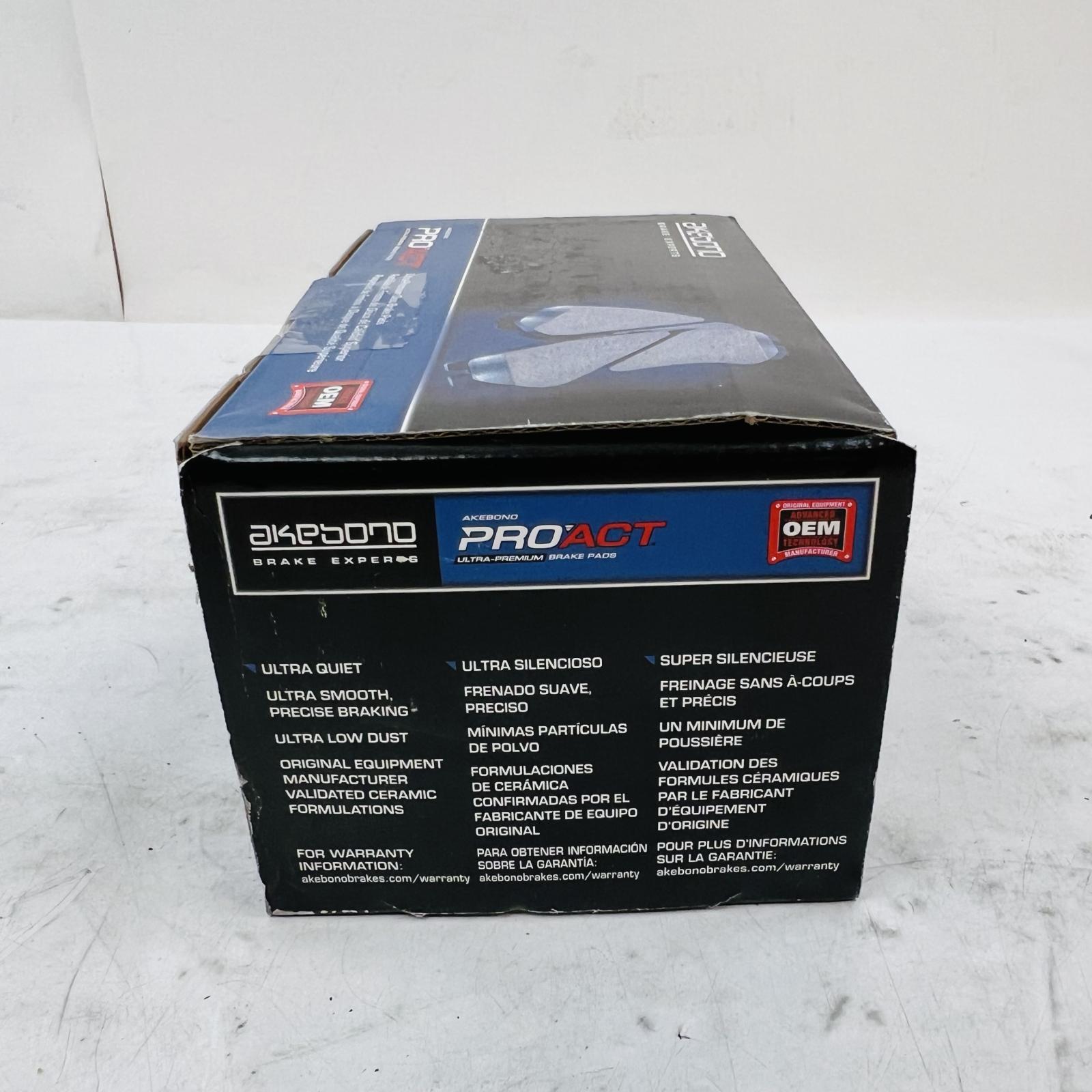 Akebono ACT1736 Ceramic Brake Pads Front OEM for Toyota Lexus Scion - Photo 7