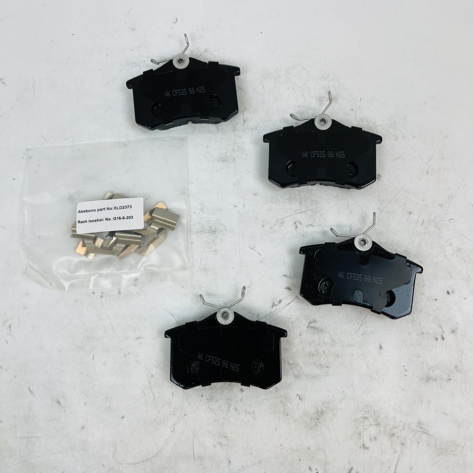 Akebono EUR340B Ceramic Brake Pads Front OEM for Audi VW BMW Mercedes - Photo 5