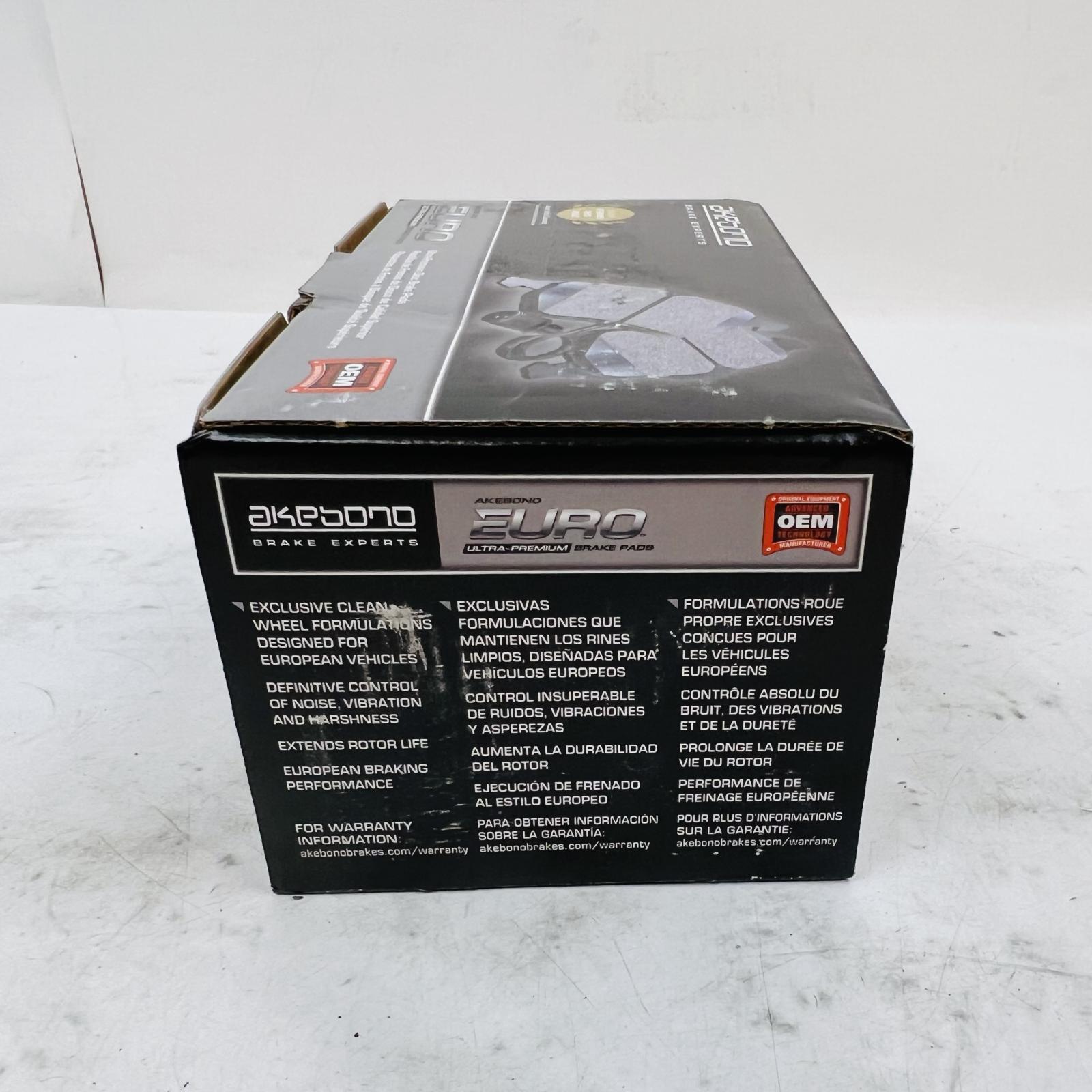 Akebono EUR340B Ceramic Brake Pads Front OEM for Audi VW BMW Mercedes - Photo 7