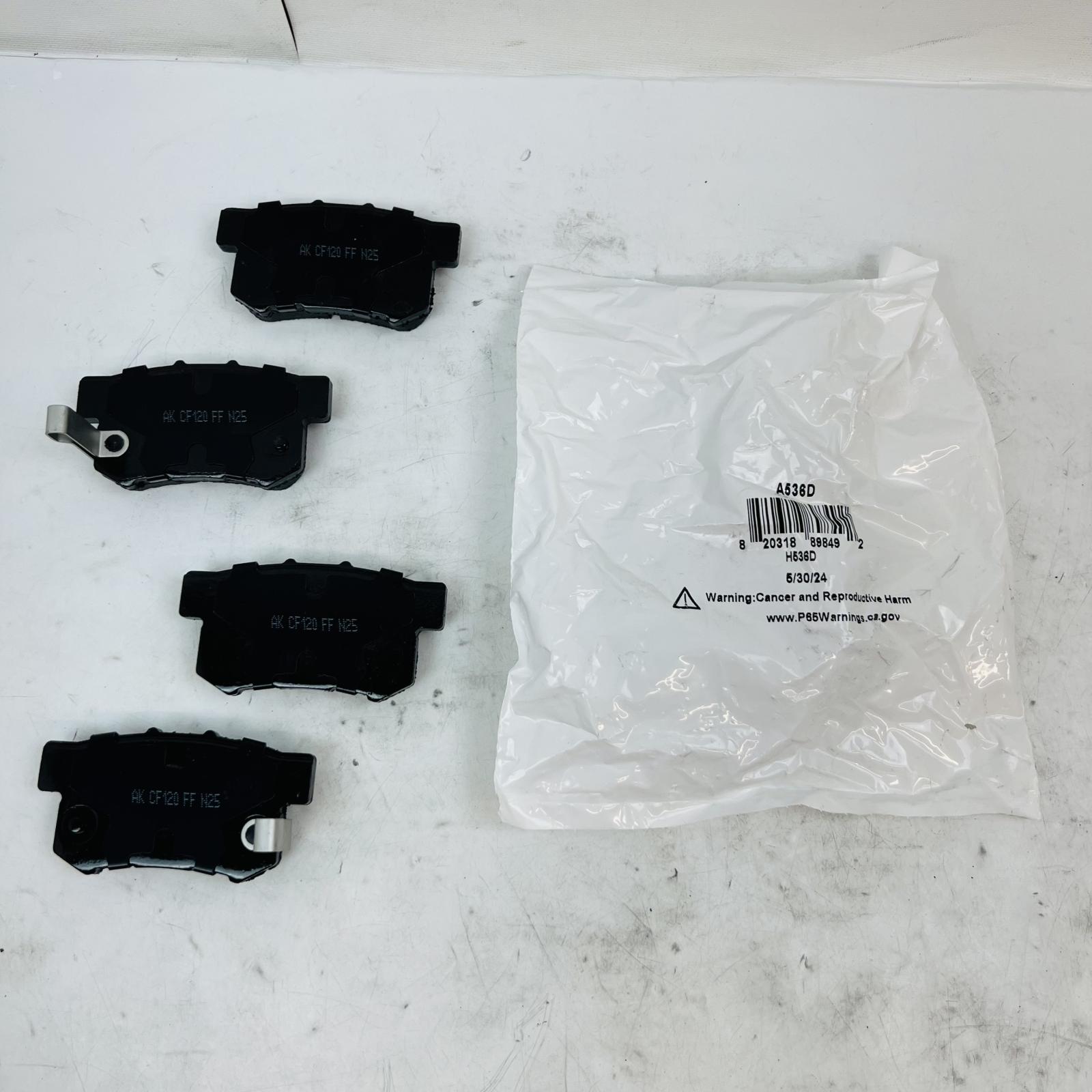 Akebono ACT536B Rear Ceramic Brake Pads – Fits Honda Accord Civic CR-V Acura TL - Photo 6