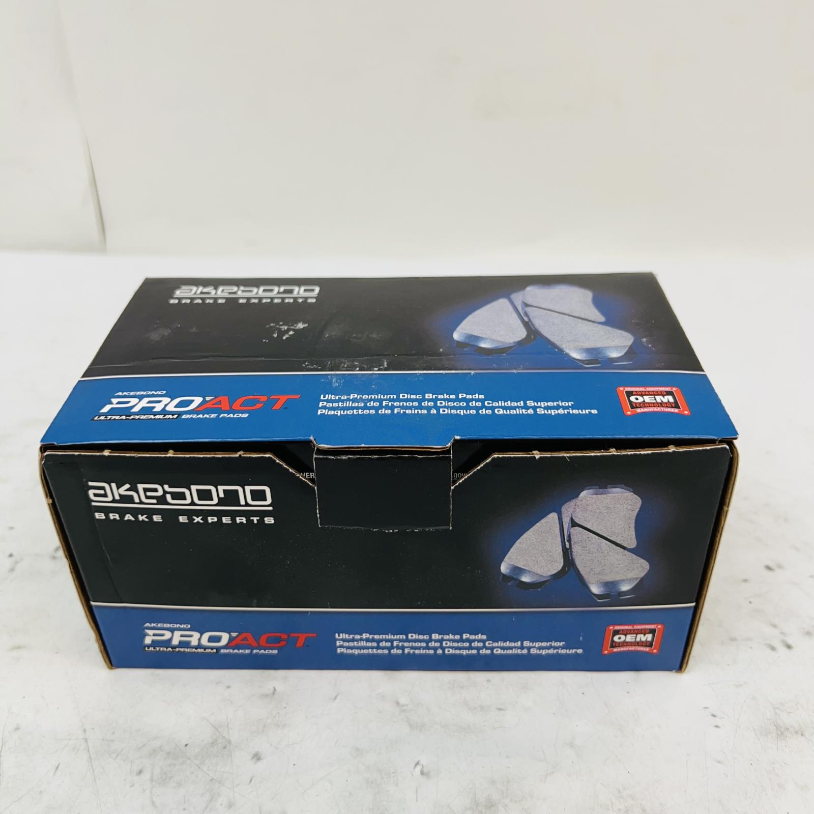 Akebono ACT536B Rear Ceramic Brake Pads – Fits Honda Accord Civic CR-V Acura TL - Photo 2
