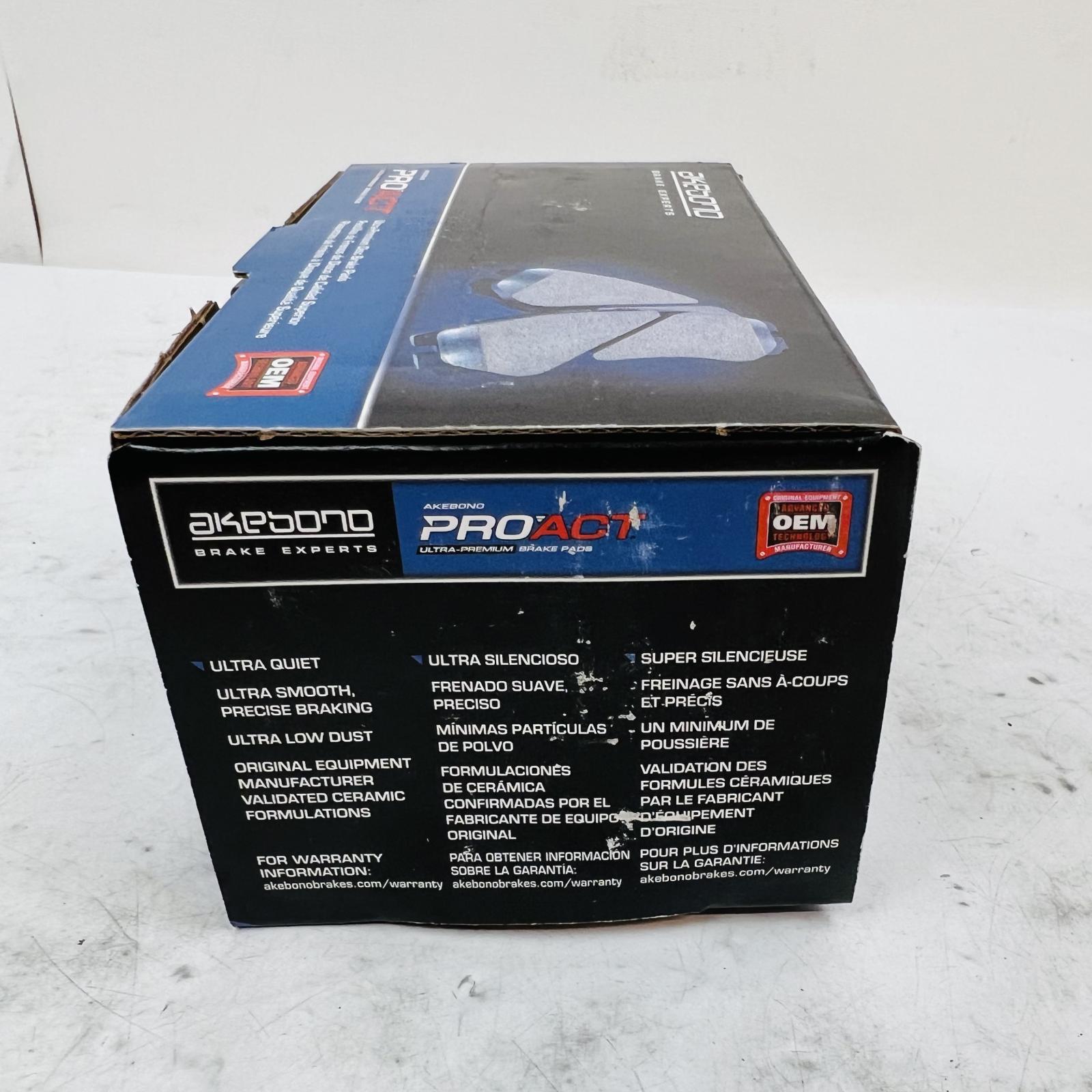 Akebono ACT536B Rear Ceramic Brake Pads – Fits Honda Accord Civic CR-V Acura TL - Photo 4