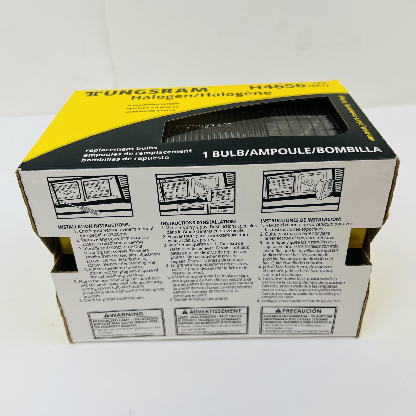 Tungsram H4656 Halogen Headlight Bulb 12V - Photo 4