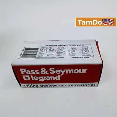 Pass & Seymour 690-WG Combination Device, Two 1-Pole Switches 15A 120/277V at Electrical Equipment & Supplies in new condition