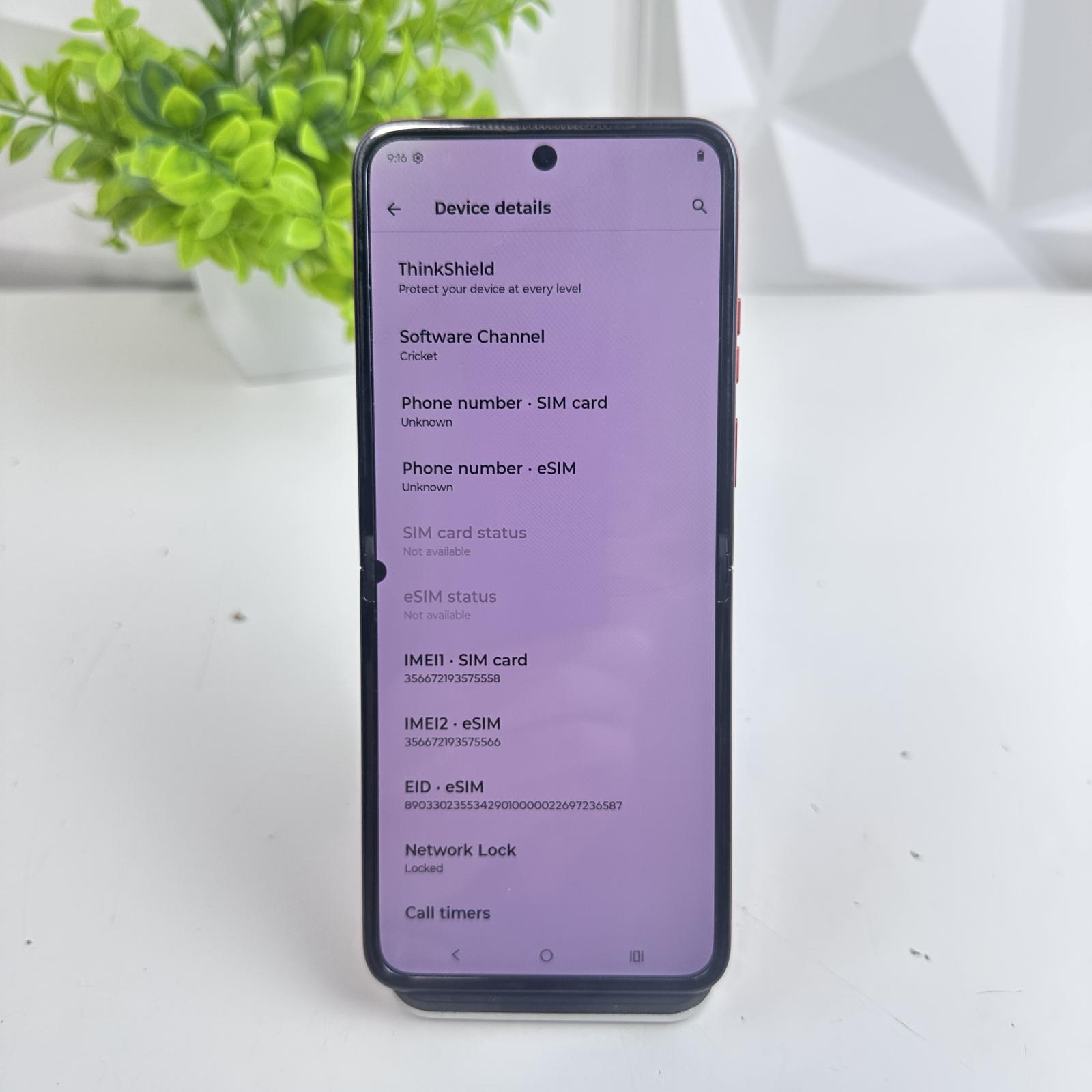 Motorola Razr 5G (2024) XT2453-5 | 256GB | Orange | Cricket Wireless - Photo 5
